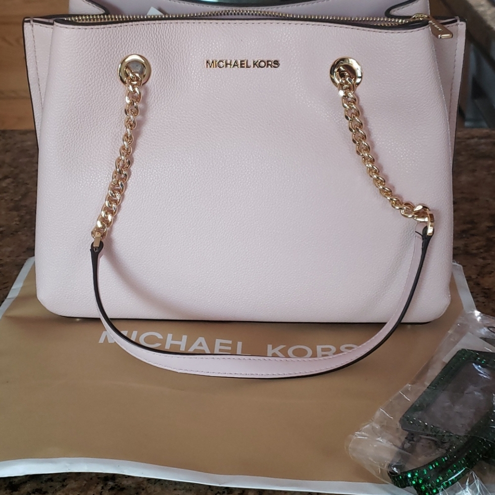 Michael Kors large Teagen long drop satchel